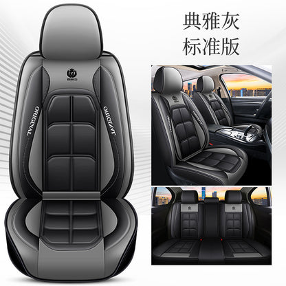 For Toyota RAV4 Prius Sienna Avalon Car Front & Rear 5-Seat Covers Faux Leather