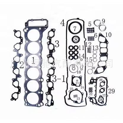 For Toyota Land Cruiser LX450 FJZ80 1FZ Full Gasket Kit 04111-66036 04112-66036