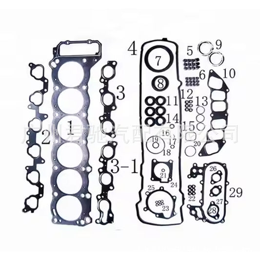 For Toyota Land Cruiser LX450 FJZ80 1FZ Full Gasket Kit 04111-66036 04112-66036