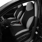 For Toyota Car 2-Sits Protector Full Both Side Seat Cover Black Gray Cloth