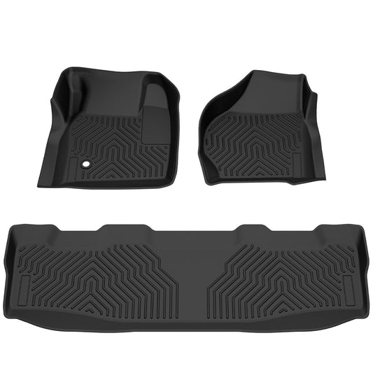 TPE Floor Mats Carpet Set of 3 For 1999-2007 Ford F250 F350 Super Duty Crew Cab