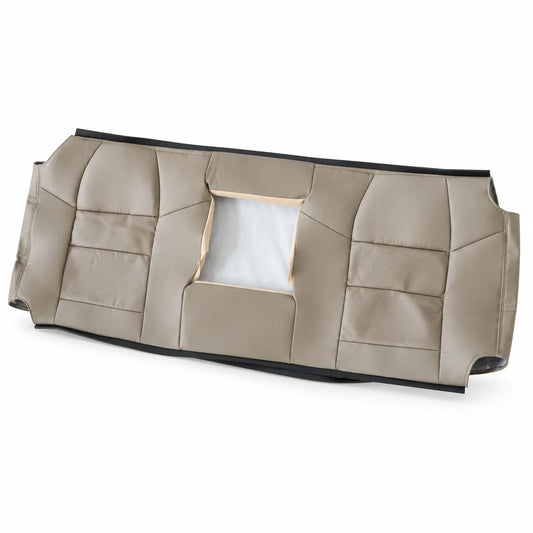 PERF Rear Bench Top Leather Seat Cover Tan For 2002-2007 Ford F250 F350 XLT