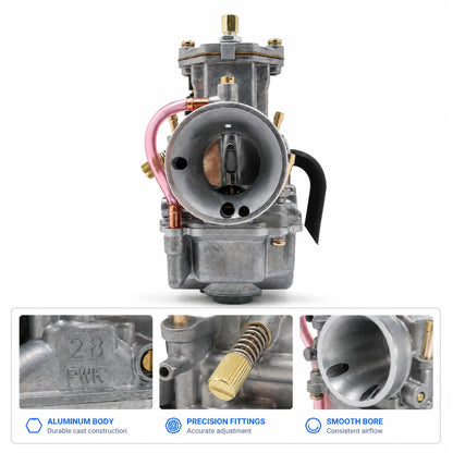 PWK28 Carburetor Replacement for Yamaha YZ85 YZ100 YZ125 YZ175