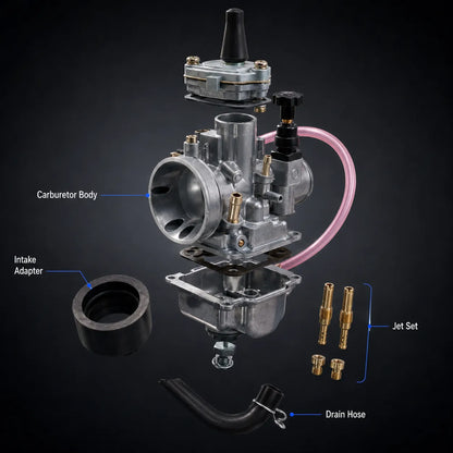 PWK 28mm Carburetor Replacement for Yamaha Blaster 200 YFS200 016 144
