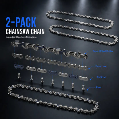 Pack of 2 16" Chainsaw Chain 3/8" LP .043 55DL for Stihl MS170 MS180 Replacement