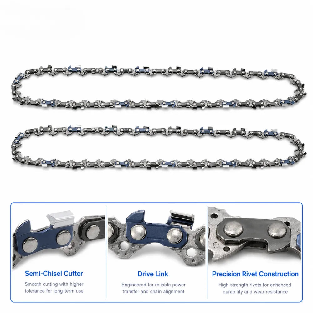 Pack of 2 16" Chainsaw Chain 3/8" LP .043 55DL for Stihl MS170 MS180 Replacement