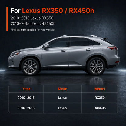 Passenger Bottom Seat Perforated Cover Gray For 2010-2015 Lexus RX350 RX450h