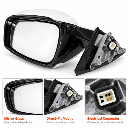 Passenger Side 5Pin Heated Power Fold Mirror Assembly For 2018-2022 BMW X2
