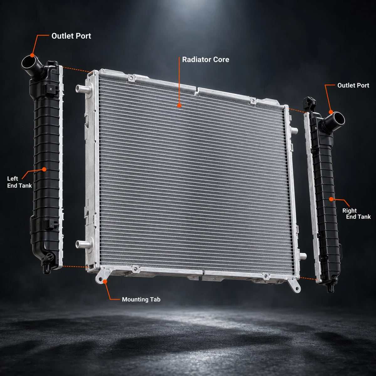 Radiator Assembly For Mercedes Benz G63 G65 463 G Wagon G Class
