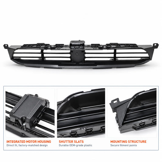 Radiator Support Air Intake-Shutter w/motor For 2018-2021 BMW X3 X4 51137497231