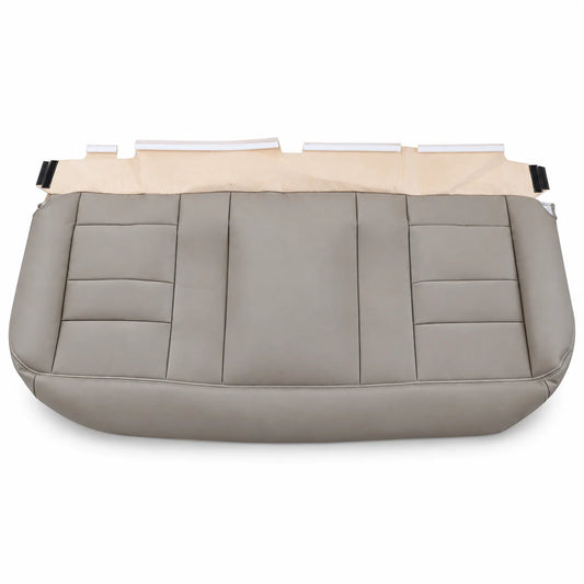Rear Bench Bottom Leather Seat Cover Tan For 2002-2007 Ford F250 F350 Lariat XLT