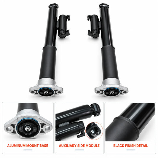 Rear Left + Right Shock Absorbers For 2014-2020 Mercedes-Benz W205 C300 C43 C63 AMG w/ ADS
