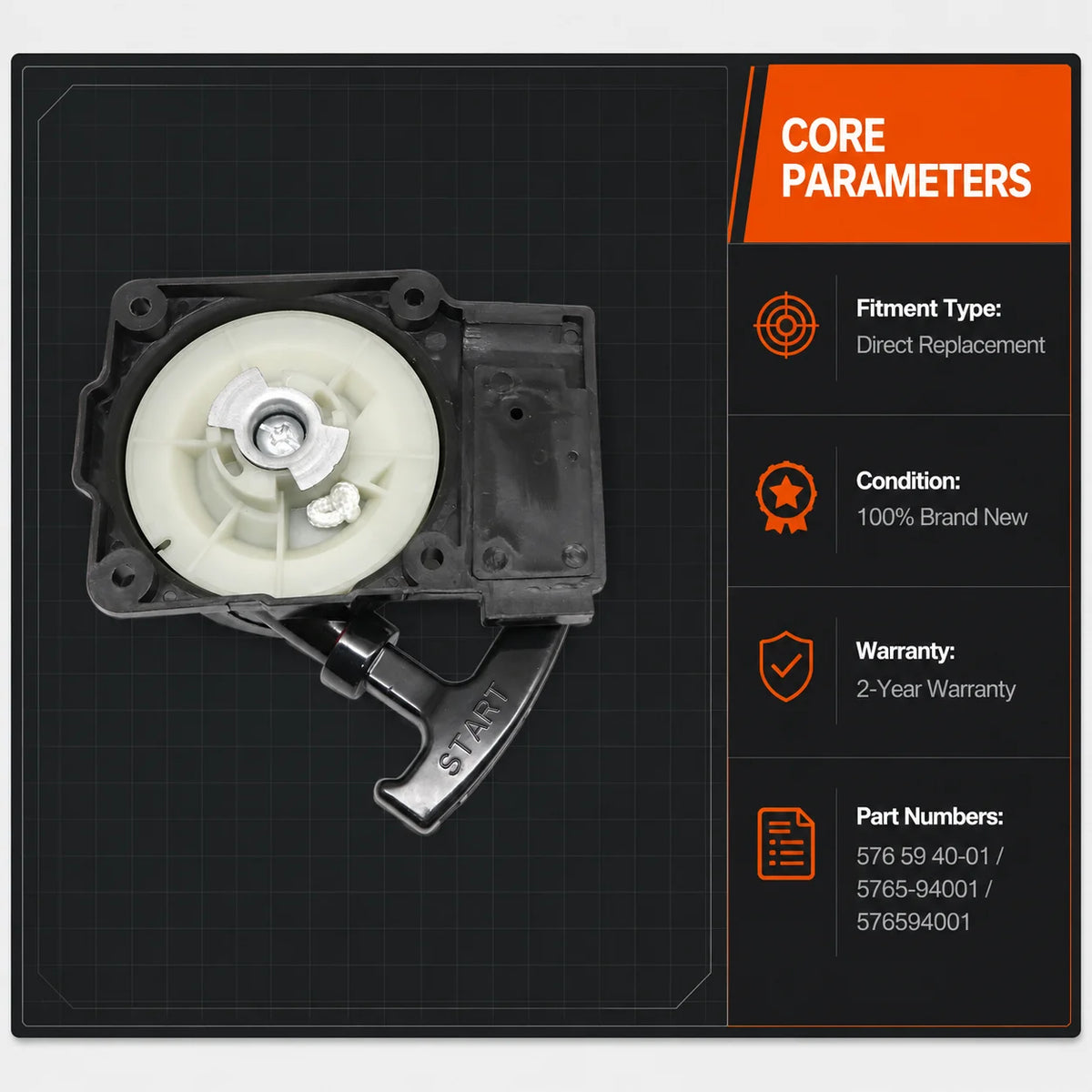 Recoil Starter Leaf Blower For Redmax EBZ6500 EBZ7500 EBZ8500