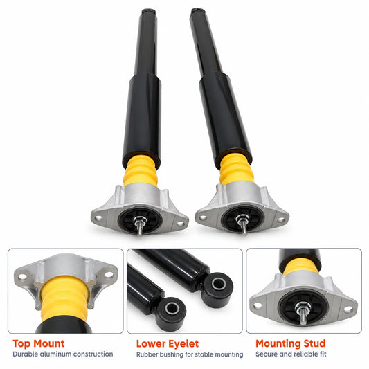 Set of 2 Rear Complete Shock Absorber Kit For 2012-2018 Ford Focus