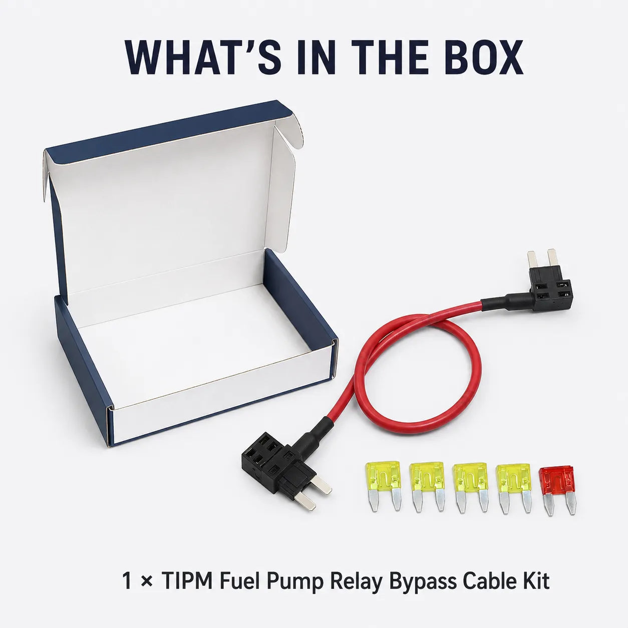 TIPM Fuel Pump Relay Bypass Cable Kit for Dodge Ram Jeep Chrysler 2008 2016 14AWG 20AMP