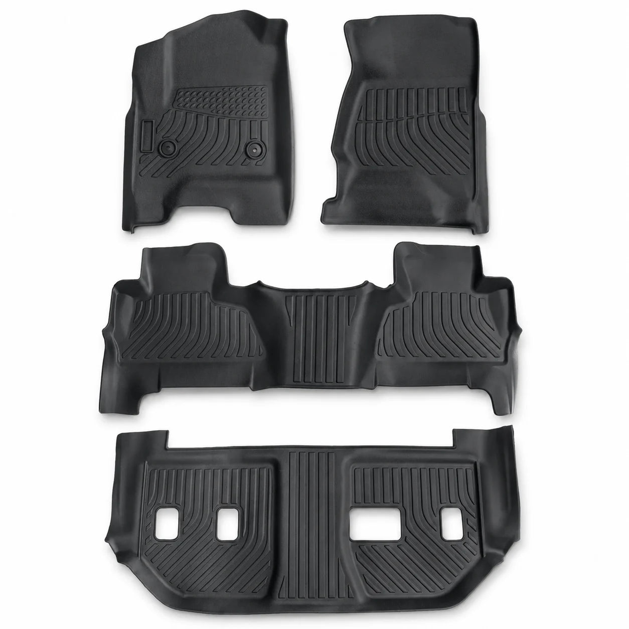 TPE 3Row Floor Mats Liner For 2015-2020 Chevy Suburban GMC Yukon XL Bucket Seats