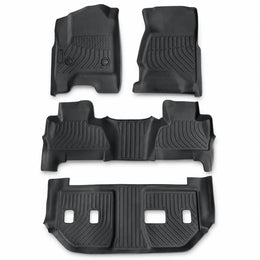 TPE 3Row Floor Mats Liner For 2015-2020 Chevy Suburban GMC Yukon XL Bucket Seats