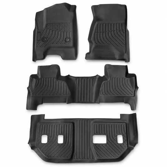 TPE 3Row Floor Mats Liner For 2015-2020 Chevy Suburban GMC Yukon XL Bucket Seats