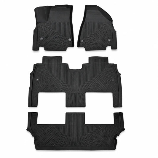 TPE 3 Row Floor Mats Liners For 2017-2025 Chrysler Pacifica Hybrid