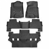 TPE Floor Mats 3 Row Floor Liners For 2015-2020 Cadillac Escalade