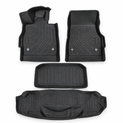 TPE Floor Mats & Front Rear Trunk Liners Set for 2020-2025 Chevy Corvette C8
