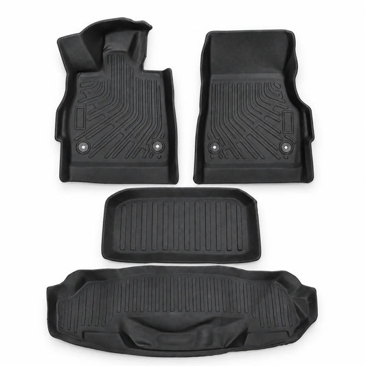 TPE Floor Mats & Front Rear Trunk Liners Set for 2020-2025 Chevy Corvette C8