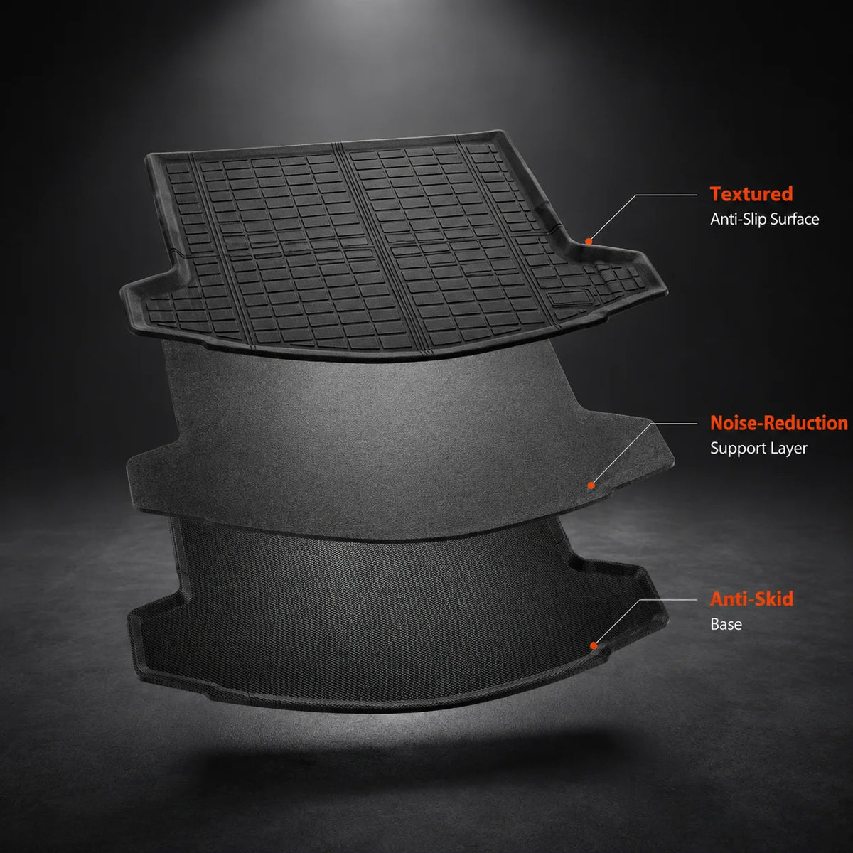TPE Rear Cargo Trunk Liner Floor Mat For 2024-2026 Lincoln Nautilus