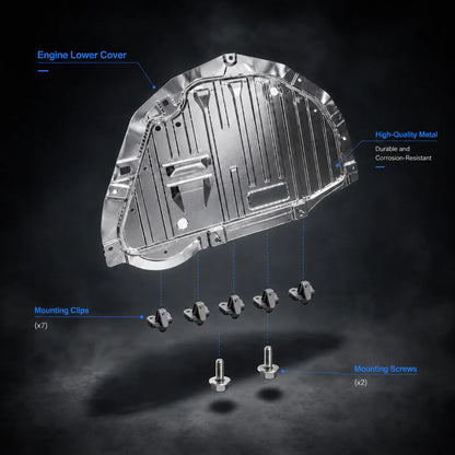 TRG Lower Engine Cover Lid For 2017-2022 Honda CR-V EX EX-L 74112-TLA-A01