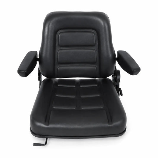 Universal Lawn Mower Tractor Seat Forklift Seat Adjustable With Armrest