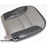 1999 2000 Fits Chevrolet Tahoe Z71 Driver Bottom Leather Seat Cover 2 Tone Gray