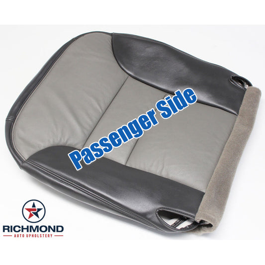 For 1999 2000 Chevy Tahoe Limited Z71 Passenger Bottom Seat Cover 2 Tone Gray