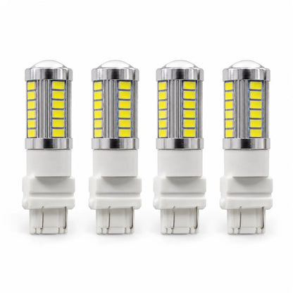 White 3157 3457 3057 33SMD LED Light Bulb for Backup Reverse Tail Turn Signal