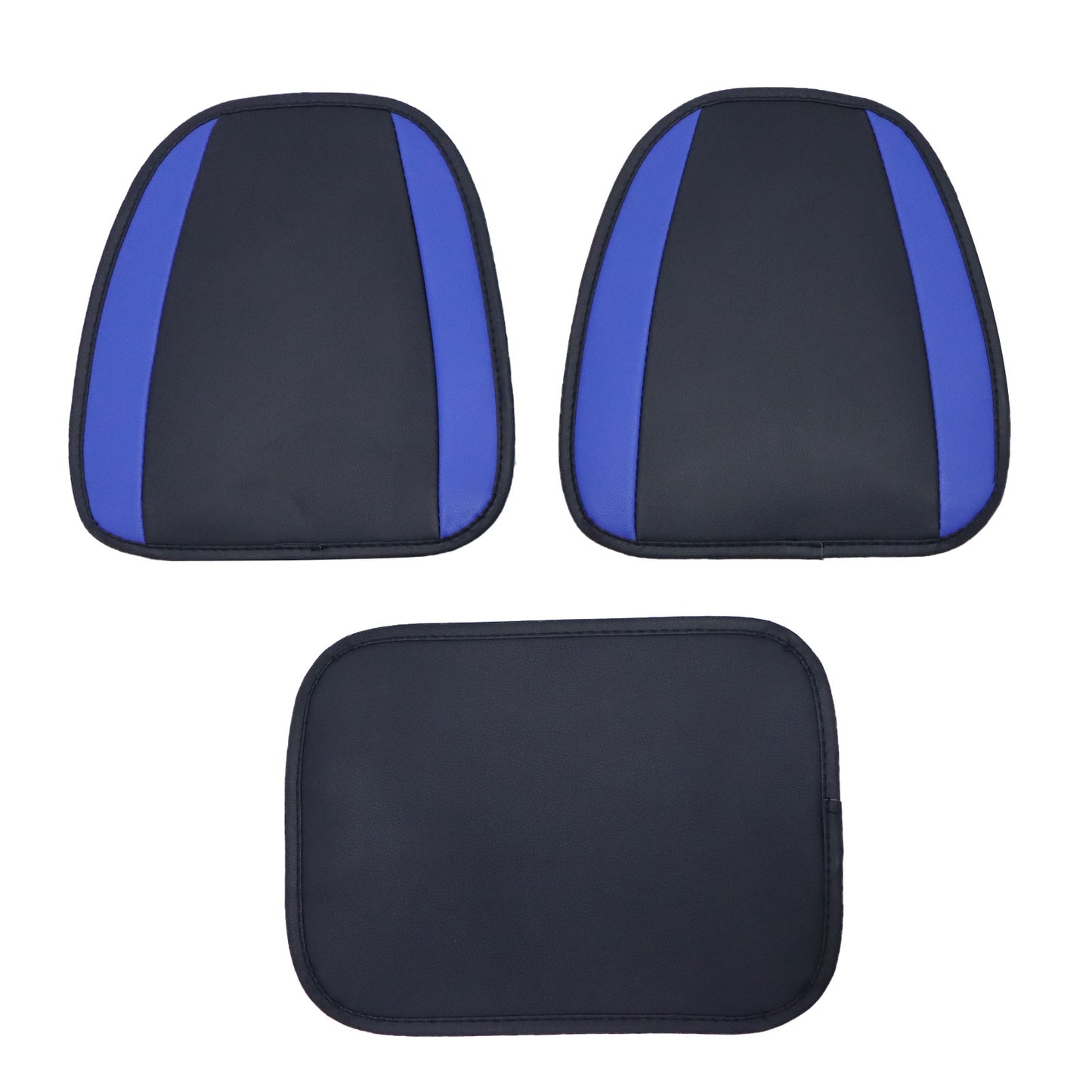 For Toyota Leather Car Seat Covers Front + Rear Seat Protectors Black Tailored
