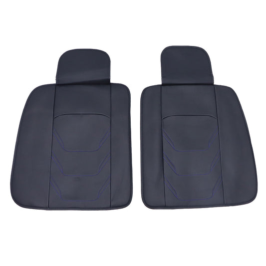 For Toyota Leather Car Seat Covers Front + Rear Seat Protectors Black Tailored