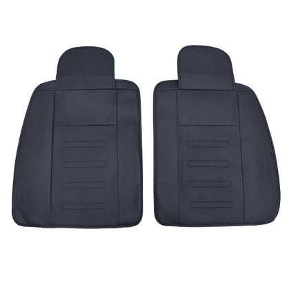 Fits Toyota Leather Car Seat Covers Front + Rear Seat Protectors Black Tailored