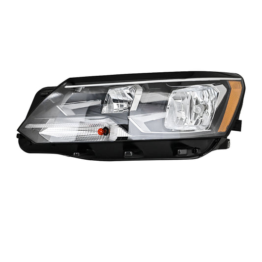 Halogen Headlight Assembly Driver Side LH For 2016-2019 Volkswagen Passat Left
