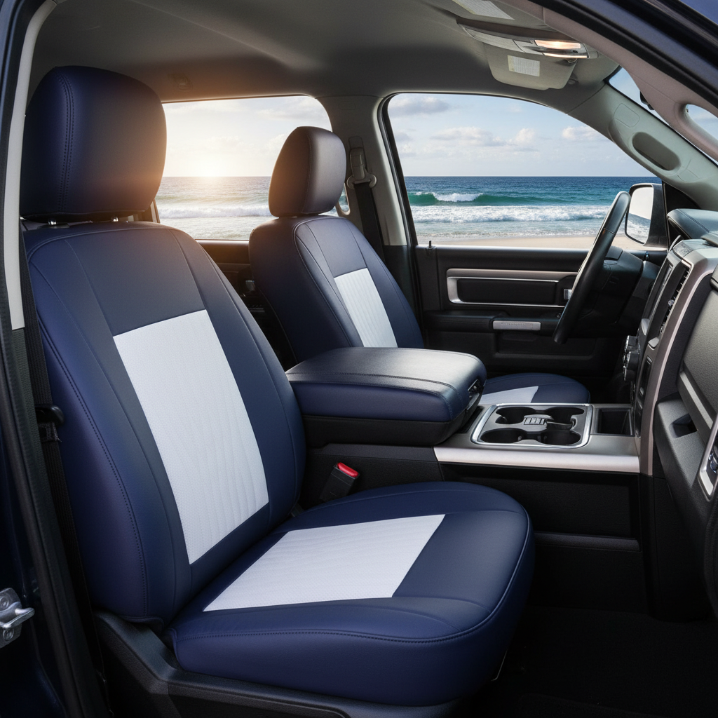 Dodge Ram Seat Cover - Ocean Scene