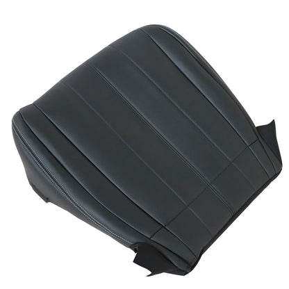 Driver Bottom Leather unperforated Seat Cover Black For Infiniti QX70 2014