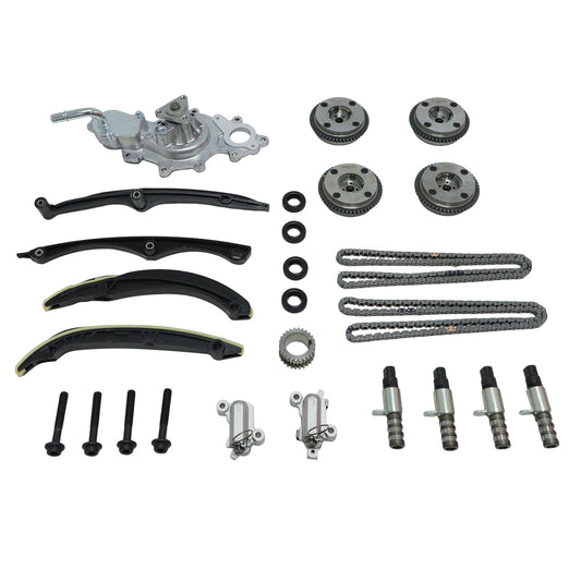 Timing Chain Kit Cam Gear VVT Valve Water Pump Fits Ford F-150 Turbocharged 3.5L
