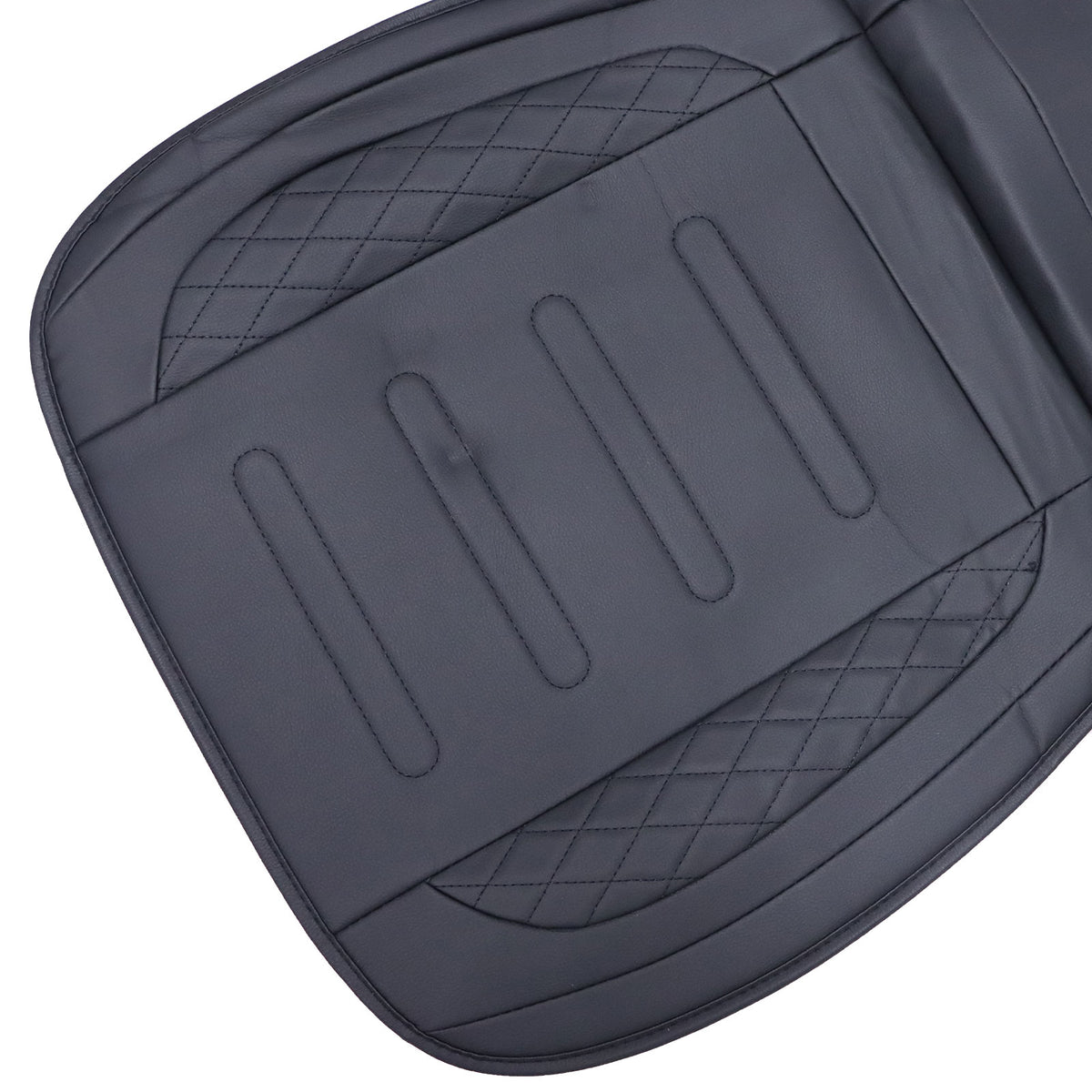 Fits Toyota Leather Car Seat Covers Front + Rear Seat Protectors Black Tailored