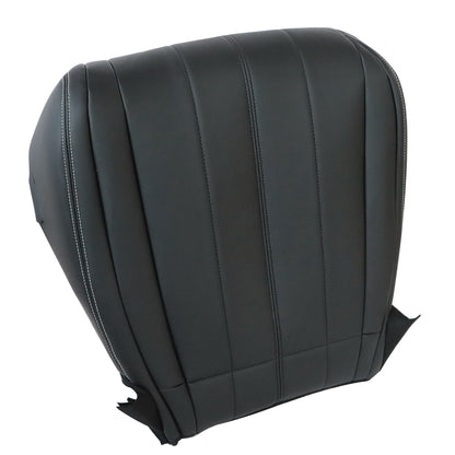 Driver Bottom Leather unperforated Seat Cover Black For Infiniti QX70 2014
