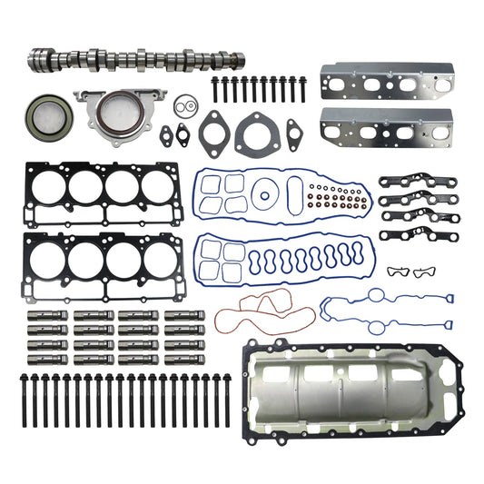 Camshaft Lifters Head Gaskets Kit Fits For 09-19 Dodge Ram 1500 5.7L MDS HEMI