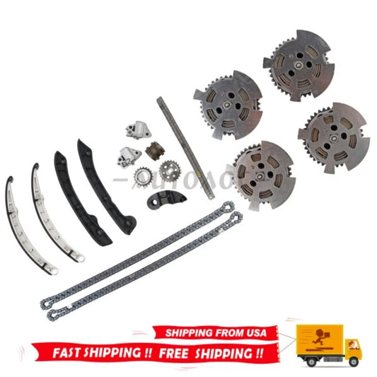 Timing Chain Kit W/Camshaft Phaser Fit For Land Rover Range Rover 5.0 2014-2022