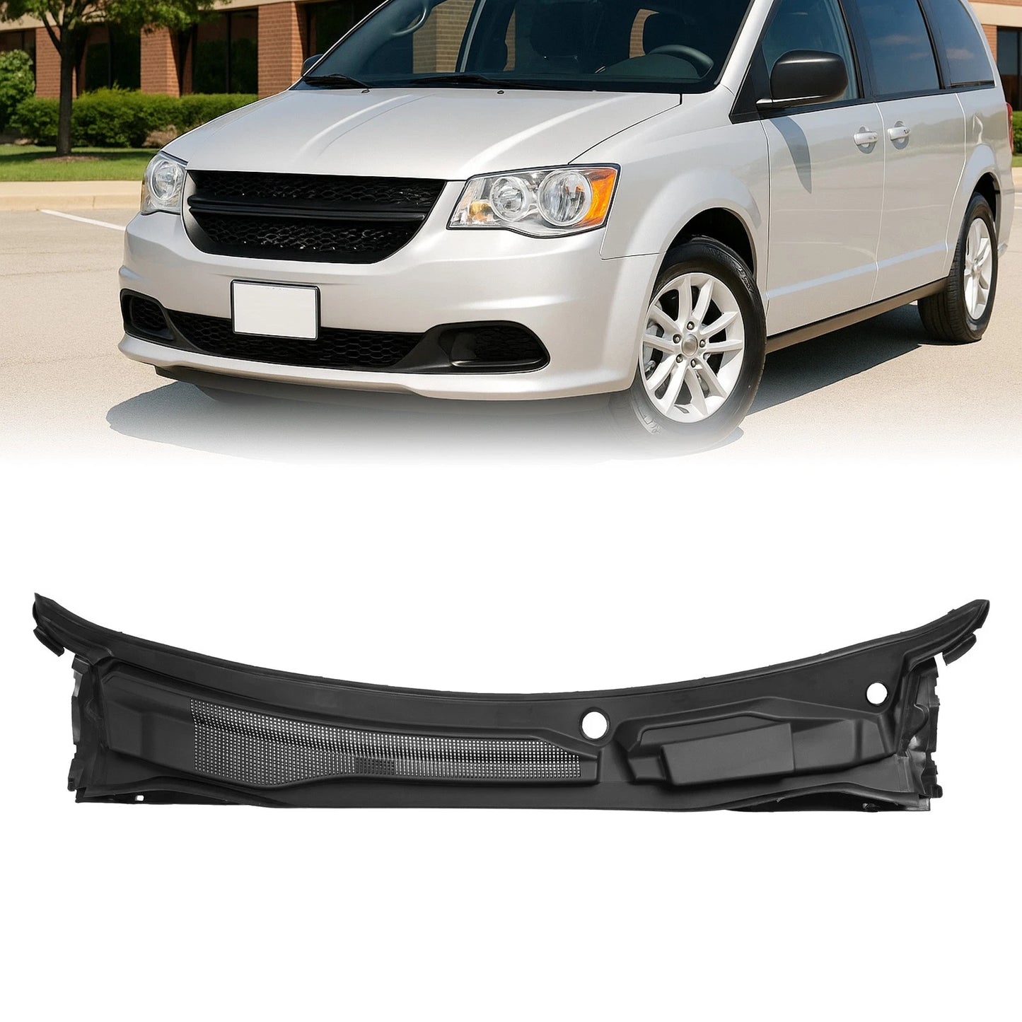 Wiper Cowl Cover For 08-20 Grand Caravan/08-16 Town&Country/12-15 Ram C/V
