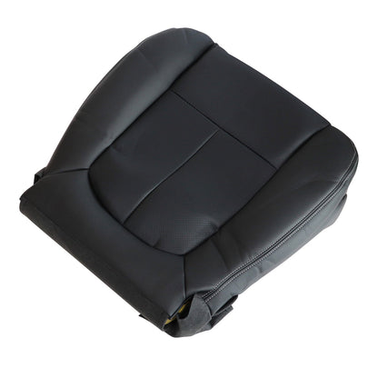 For 2009-2014 Ford F150 Lariat Passenger Bottom PERFORATED Seat Cover Black