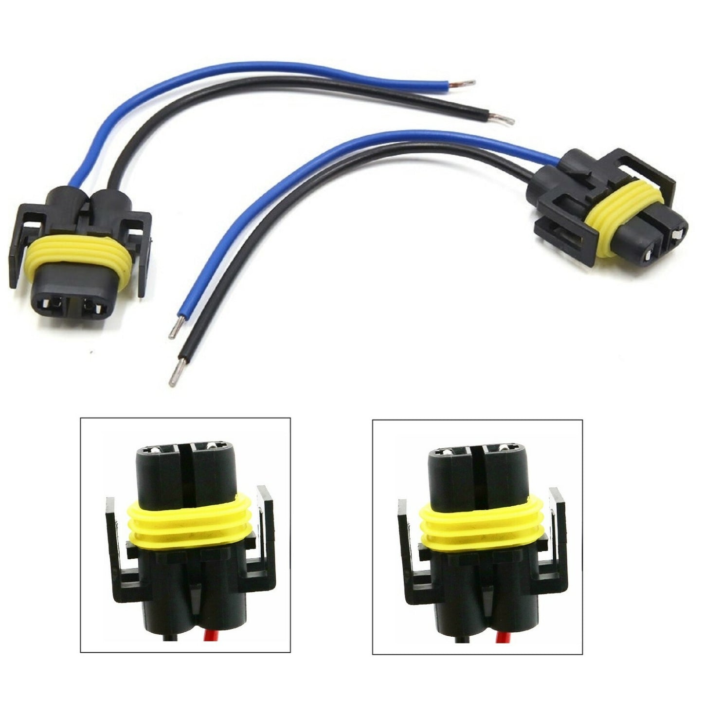 Wire Pigtail Female P S 880 H27 Fog Light 2 Harness Bulb Socket Connector Plug