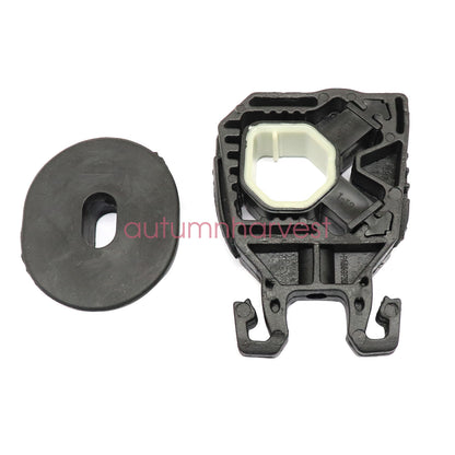 2x Upper & Lower Radiator Mount Bracket Black For VW Golf GTI Audi 5Q0121367G/F