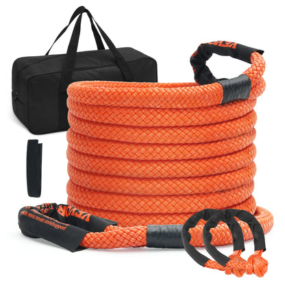 Heavy Duty Tow Rope 30580 LBS 1inchx30ft Snatch Strap For SUV light Truck ATV Car