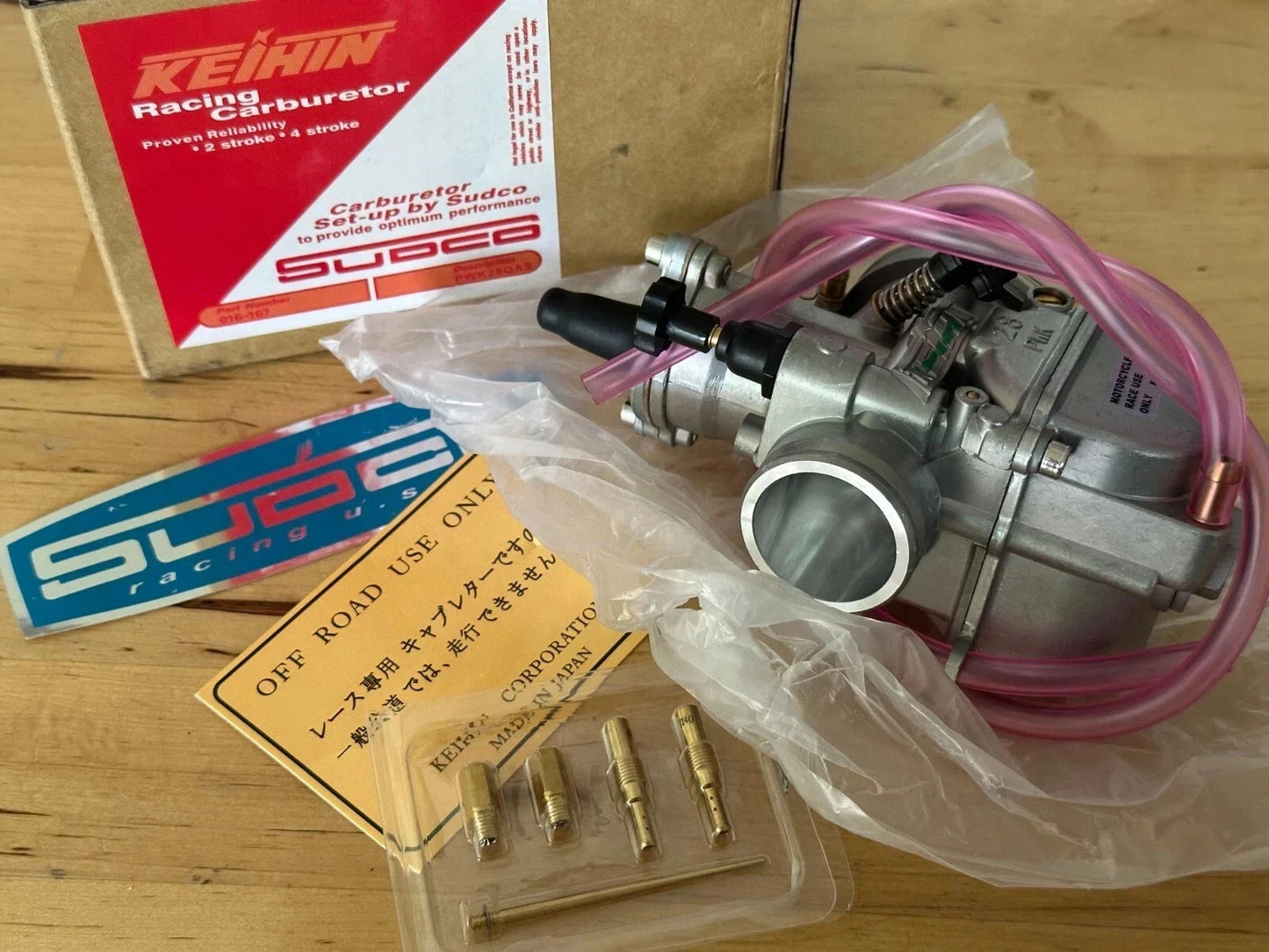 New For Honda CR80 CR85 With Jet kit Full Keihin 28MM Carburetor USA
