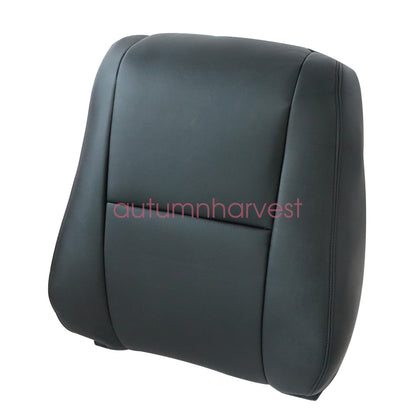 For 07-19 Mercedes-Benz Sprinter Driver Top & Bottom Leather Seat Cover Black